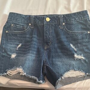 Seven7 Women's Blue Jean Shorts